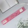 Bant Shar No. 1.8 "Thin strips", pink color
