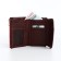 Women's wallet on a magnet, burgundy color