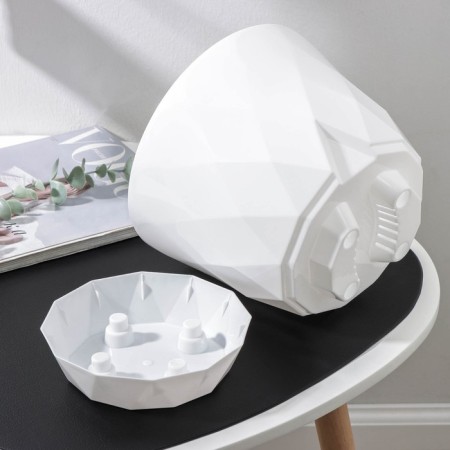 Pot for flowers with a tray laurel, 4.5 l, d = 22 cm, h = 19 cm, white color-2