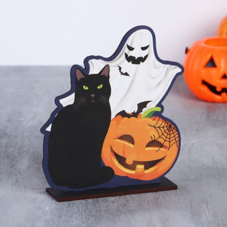 The desktop decor, figure, decoration on Halloween "Happy Halloween".-1