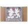 Set of paired mugs, 350 ml "Mr. and Mrs.", Mickey and Friends