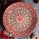 Largan Rishtan ceramics "Flowers", 41 cm, red