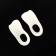 Half-slopes for shoes, m district, 16 × 7 cm, steam, white color