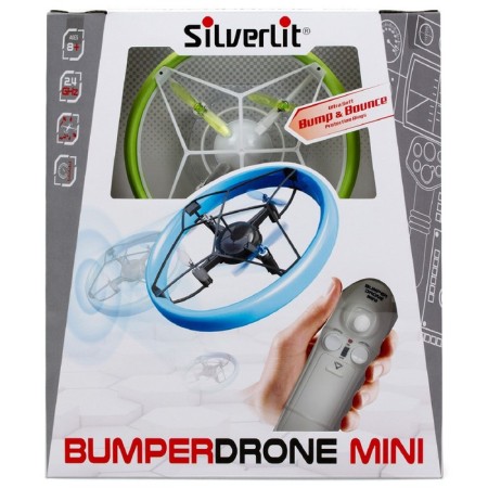Bamper mini radio -controlled "drone", green color-3