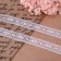 Capricon lace, 22 mm × 10 ± 1 m, white color