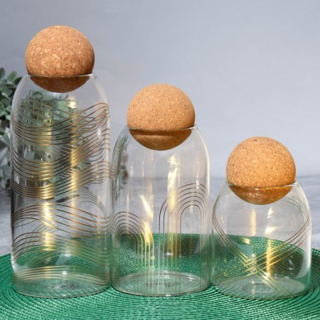 Bank for storage "Geometry", 500 ml-4