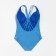 Women's swimsuit of a mobile with an open back minku color Blue, size 46
