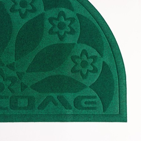 Mat with a moisture -drowning half -rounded without a trim “fan”, 50 × 80 cm, color mix-5