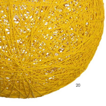 Lamp Bayerlux rattan 1he27 15W yellow 30x30x130 cm-4