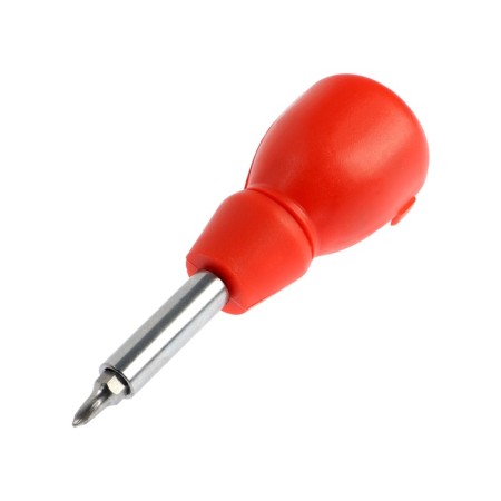 Screwdriver with a set bit scrap, plastic handle, 5 items-1