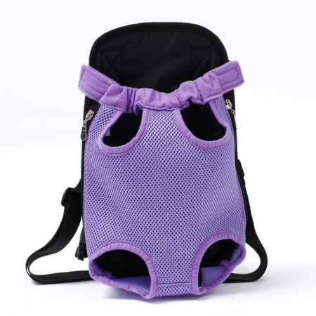 A backpack-carrier for cats and dogs "Kangaroo", m -32x20 cm (DS 29-34, og 25-43 cm) purple)
