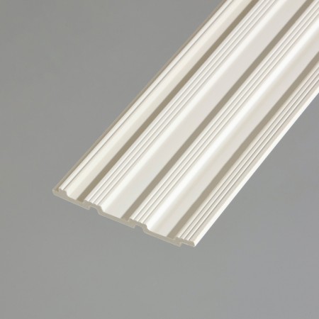 3D Rail panels foamed polystyrene 2700x120x10 mm white-1