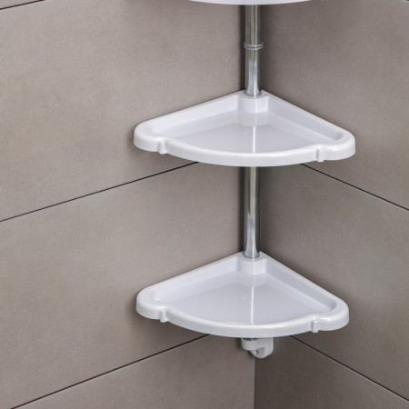 Corner regiment 4-tier Elagia, 24 × 24 × 98.2 cm, white color-2