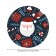 The tablecloth “Happy Santa Claus”, round, oxford, elastic band, size 120x120 cm, diameter 75-100 cm