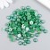 Decor for creativity plastic "Half of beads. Green gamma" 20 g 0.8x0.8 cm