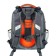 School backpack 38 x 30 x 16 cm, ergonomic back, Stavia "Football", gray