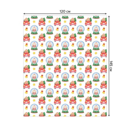 Tables on the table "Fairytale cats", rectangular, Saten, size 120x145 cm-1