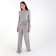 Female set (pants, jumper) mist, size 46, gray color
