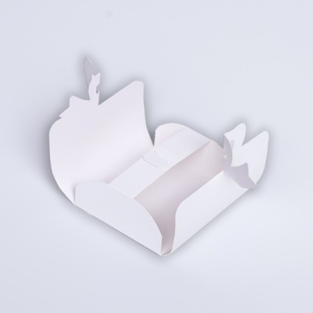 Folding box-convert for sweet, white, 10.5 x 9.5 x 4 cm-3