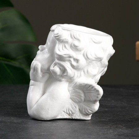 Kashpo - organizer "Dreaming Angel" White, 10cm-2