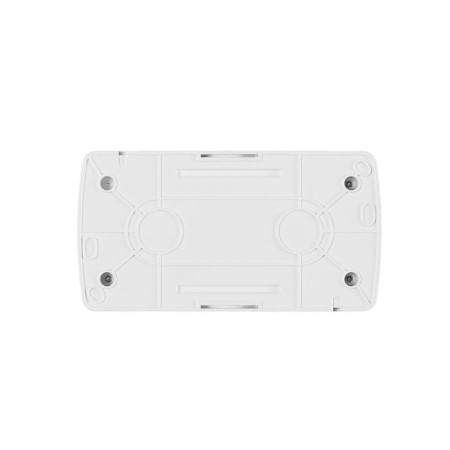 TDM Seliger socket, 16 A, IP54, double, with salary, open, with a lid, white-2