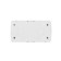TDM Seliger socket, 16 A, IP54, double, with salary, open, with a lid, white