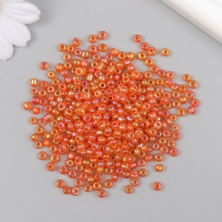 Glass beads 6/0 "orange" chameleon 450 gr-1
