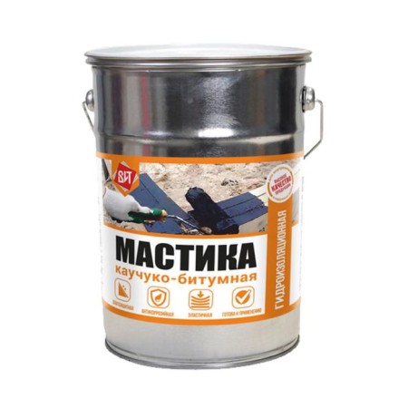 Mastic rubber-bitumen tsaritsyn paints 4 kg
