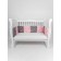 A set of 15 items (3+12 pillows-borts) Amarobaby Princess, gray/pink
