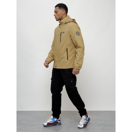 Sports male jacket, size 48, beige color-1