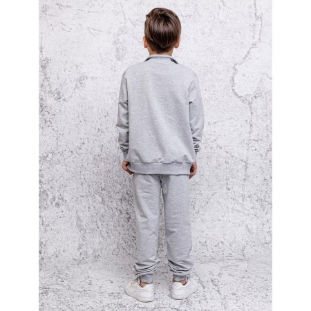 Sports children's costume, height 104 cm, gray color-3