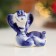 Souvenir "Snake Maroussia", Gzhel, 4.5 cm