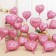 Foil ball 18 "heart", pink color