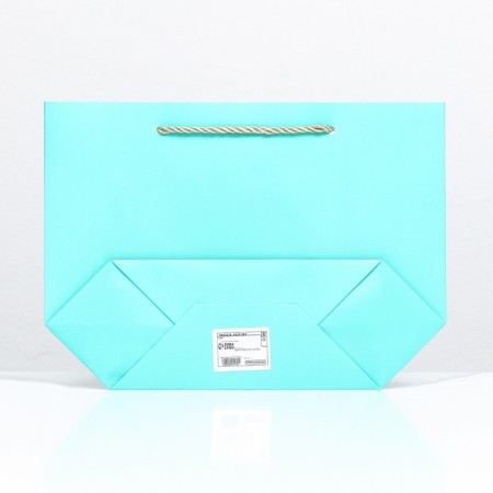 Gift package with a ribbon of 19 x 20 x 9 cm "turquoise"-1