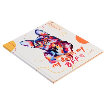 Universal diary for grades 1-11, "cute dog", solid cover 7BC, matte lamination, 40 sheets-2
