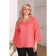 Female jumper, size 52, coral color