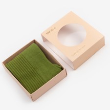 Women's socks minku color green, size 36-39 (23-25 ​​cm)