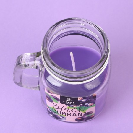 Aromatic candle "Black Currant", 8.5 x 7.2 cm.-5
