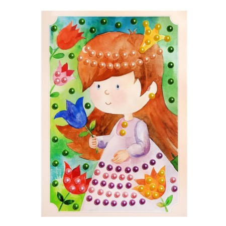 Set for creativity. Application by beads "Pearl" "Princess Marusia"-1