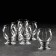 A set of glass glasses for Bingo cognac, 285 ml, 6 pcs