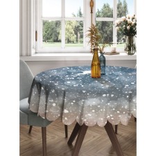 The tablecloth “Flying Deer”, Round, Saten, D = 150 cm