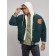 Male bomber, size 48, dark green color