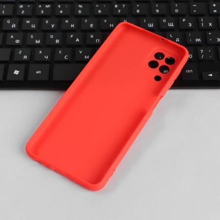Pero cover, for Samsung A22, silicone, red-2