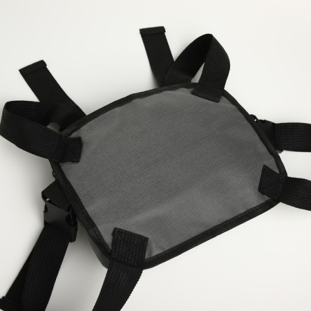 Babberry bag on lightning, external pocket, gray color-11