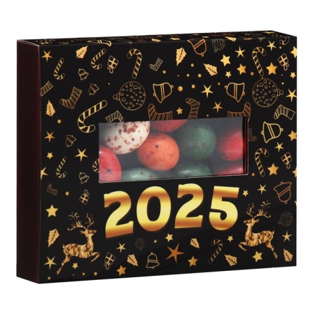 New Year. Chocolate dragee "quail eggs" holiday, 100 g-1