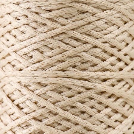 Knitting cord 100% polyester 1mm 200m/75 ± 10g (03-light-beige)-2
