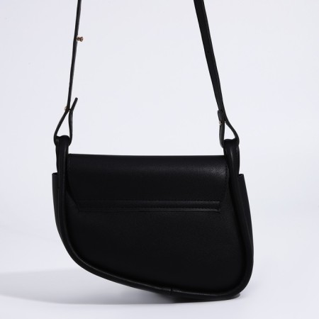 Women's bag made of artificial leather, 20x16x8.5 cm, black color-3