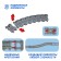 Designer railway "rails", 24 elements