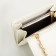 Women's bag, Messenger on a magnet, white color