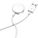 Hoco CW39, MAGSAFE, Magnet, USB, 1 A, 1.2 m, white wireless charger.